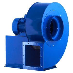 Mitteldruck-Transport-Radialventilator GMT für gesättigte Luft bis 80°C, vielseitig einsetzbar in industriellen Prozessen und Lüftungstechnik.