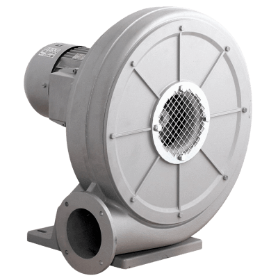 Radialventilator HPBx für Hochdruckanwendungen, ideal für den Transport prozessspezifischer Medien bis 110°C.