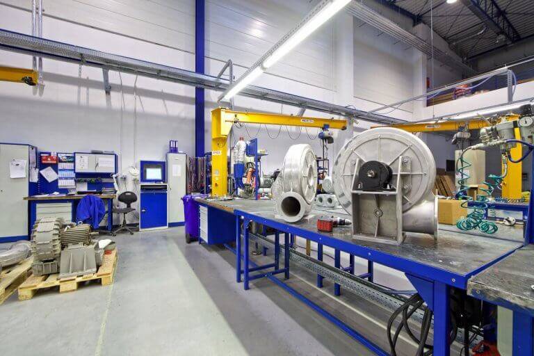 Industrieventilator Produktion & Engineering