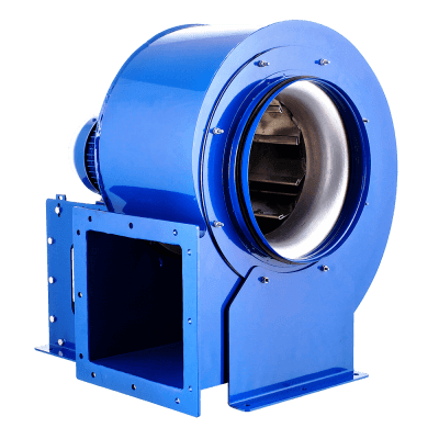 Mitteldruck-Radialventilator MSBN für normale Luft bis 80°C, ideal für lüftungstechnische und prozessspezifische Anwendungen in der Industrie.