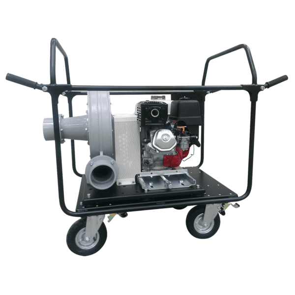 HPE-Mobile Hochdruck-Radialventilator mit Verbrennungsmotorantrieb, flexibel einsetzbar für industrielle Hochdruckanwendungen.